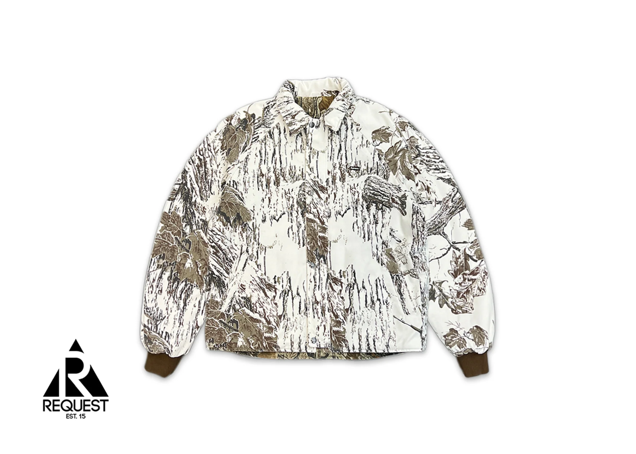 x RealTree Reversible Quilted Work Jacket "Snow Camo" - Image 2